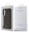 Guess GUHCS24FEG4GFBR S24 FE S721 brown/brown hardcase 4G Metal Gold Logo