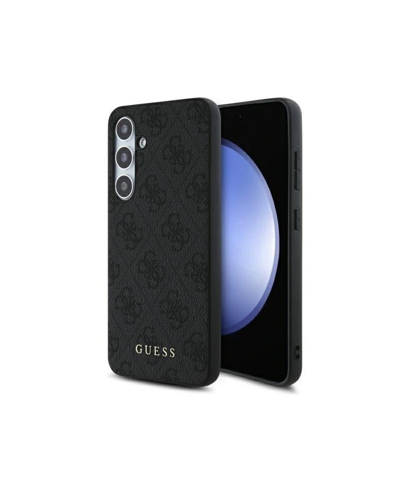 Guess GUHCS24FEG4GFGR S24 FE S721 gray/gray hardcase 4G Metal Gold Logo