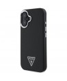 Guess GUHMP16MPGTSPSK iPhone 16 Plus 6.7" black/black hardcase Grained Triangle MagSafe