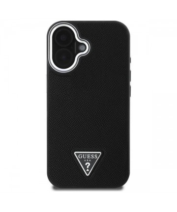 Guess GUHMP16MPGTSPSK iPhone 16 Plus 6.7" black/black hardcase Grained Triangle MagSafe