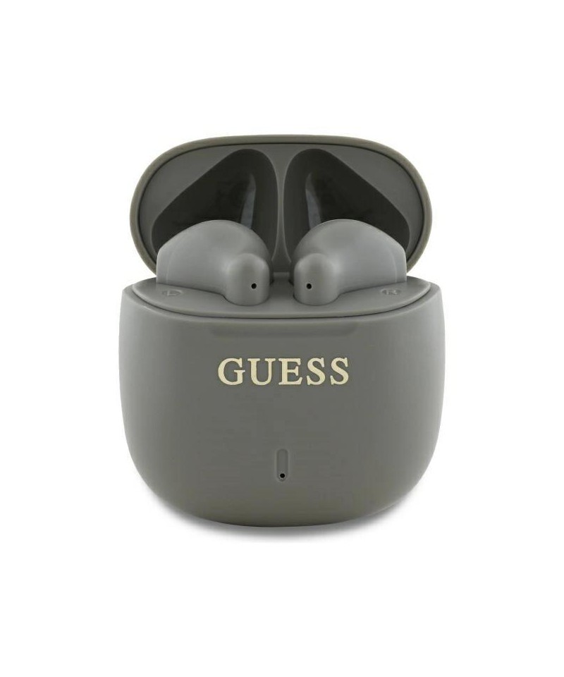 Guess Bluetooth headphones GUTWSJ14ESGE TWS + docking station taupe Printed Classic Logo