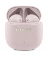 Guess Bluetooth headphones GUTWSJ14ESGP TWS + docking station pink/pink Printed Classic Logo