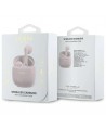 Guess Bluetooth headphones GUTWSJ14ESGP TWS + docking station pink/pink Printed Classic Logo