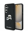 Karl Lagerfeld KLHCS24FEPGKLKCPK Sam S24 FE S721 black/black hardcase Monogram Karl&Chaoupette Head Pin