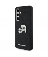Karl Lagerfeld KLHCS24FEPGKLKCPK Sam S24 FE S721 black/black hardcase Monogram Karl&Chaoupette Head Pin