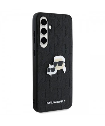 Karl Lagerfeld KLHCS24FEPGKLKCPK Sam S24 FE S721 black/black hardcase Monogram Karl&Chaoupette Head Pin