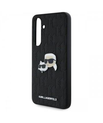 Karl Lagerfeld KLHCS24FEPGKLKCPK Sam S24 FE S721 black/black hardcase Monogram Karl&Chaoupette Head Pin