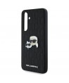 Karl Lagerfeld KLHCS24FEPGKLKCPK Sam S24 FE S721 black/black hardcase Monogram Karl&Chaoupette Head Pin