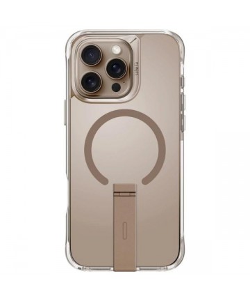 Uniq case Eleva with Vertica Stand iPhone 16 Pro 6.3" gold/taupe gold
