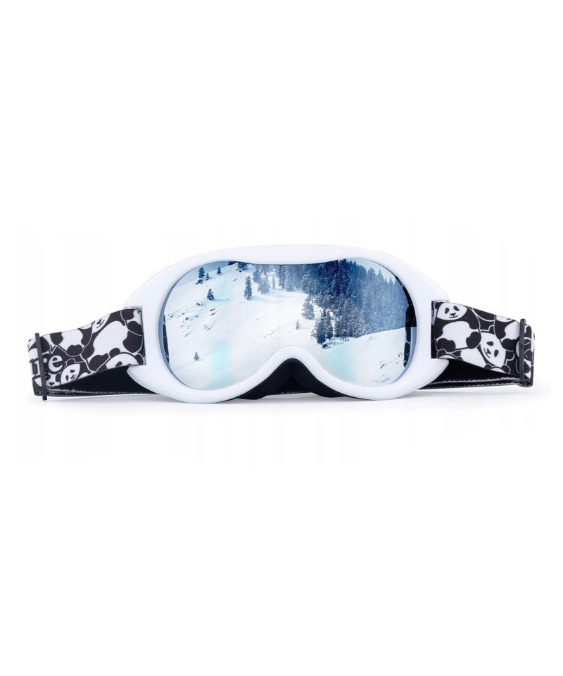 Qunature Panda Ski Goggles for Kids - Black/White