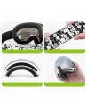 Qunature Panda Ski Goggles for Kids - Black/White