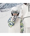 Qunature Panda Heat Transfer Ski Gloves Kids Size S - Black/White