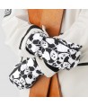 Qunature Panda Heat Transfer Ski Gloves Kids Size S - Black/White