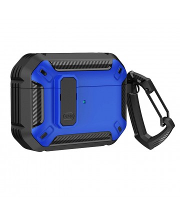 Airpods 4 Armor Case with Carabiner - Blue
