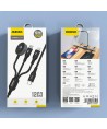 Apple Watch Dudao A12Max+ PD 100W 3in1 Charger Cable: USB-C Lightning 1.2m - Black