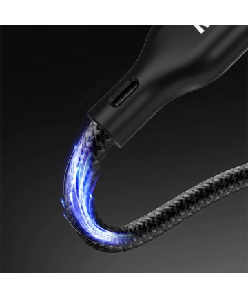 Dudao A12MaxC PD60W 2-in-1 Charger for Apple Watch / USB-C 1.2m - Black
