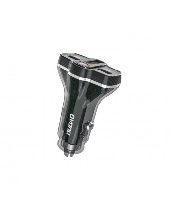 Dudao R78 78W Car Charger USB-C PD / 2xUSB-A QC - Black