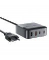 Acefast Z6 Charger Network GaN Desktop 2x USB-A / 2x USB-C PD 65W - Black