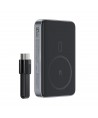Powerbank Acefast M10 Magnetic 2x USB-C PD 30W with 15W Inductive Charging and USB-C Cable - Black