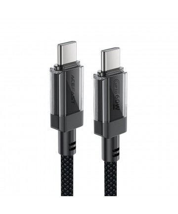 Acefast C12 USB-C / USB-C PD cable 60W 480Mb/with nylon braid - black