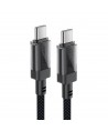 Acefast C12 USB-C / USB-C PD cable 60W 480Mb/with nylon braid - black