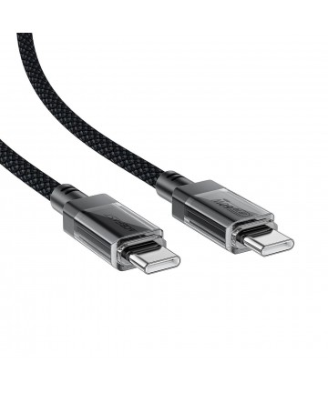 Acefast C12 USB-C / USB-C PD cable 60W 480Mb/with nylon braid - black