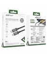 Acefast C12 USB-C / USB-C PD cable 60W 480Mb/with nylon braid - black