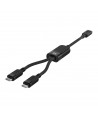 Acefast C5 USB-C - USB-C / USB-C 2in1 100W 480Mb/s cable - black
