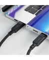Acefast C5 USB-C - USB-C / USB-C 2in1 100W 480Mb/s cable - black