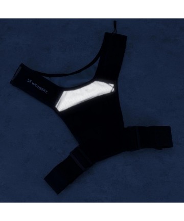 Wozinsky WKDB1 Reflective Running Vest - Black