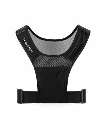 Wozinsky WKDB1 Reflective Running Vest - Black