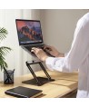 Wozinsky WRS-CPY75DSB Aluminum Laptop and Tablet Stand + Free Smartphone Stand - Black