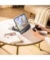 Wozinsky WRS-CPY84SS Aluminum Laptop and Tablet Stand + Free Smartphone Stand - Silver