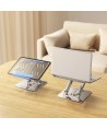 Wozinsky WRS-CPY84SS Aluminum Laptop and Tablet Stand + Free Smartphone Stand - Silver