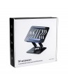 Wozinsky WRS-CPY84SB 360 Aluminum Laptop and Tablet Stand + Free Smartphone Stand - Black