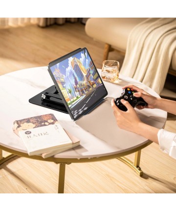 Wozinsky WRS-CPY84SB 360 Aluminum Laptop and Tablet Stand + Free Smartphone Stand - Black