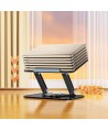Wozinsky WRS-CPY84SB 360 Aluminum Laptop and Tablet Stand + Free Smartphone Stand - Black