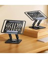Wozinsky WRS-CPY84SB 360 Aluminum Laptop and Tablet Stand + Free Smartphone Stand - Black