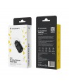 Wozinsky WF16-YCS 5000mAh 15W USB-C Mini Power Bank with Built-in USB-C Cable and Apple Watch Charger - Black