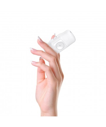 Wozinsky WF16-YCS 5000mAh 15W USB-C Mini Power Bank with Built-in USB-C Cable and Apple Watch Charger - White