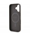 Guess Peony On 4G Background MagSafe case for iPhone 16 - brown