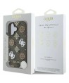 Guess Peony On 4G Background MagSafe case for iPhone 16 - brown