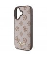 Guess Peony Script MagSafe iPhone 16 Case - Brown