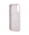 Karl Lagerfeld Silicone Karl&Choupette Heads Ring MagSafe Case for iPhone 16 Plus - Pink