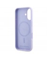 Karl Lagerfeld Silicone Karl&Choupette Heads Ring MagSafe Case for iPhone 16 Plus - Purple