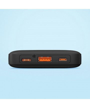 Baseus Airpow 20W 10000mAh Power Bank with Baseus Simple Series USB-A - USB-C 30 cm Cable - Black