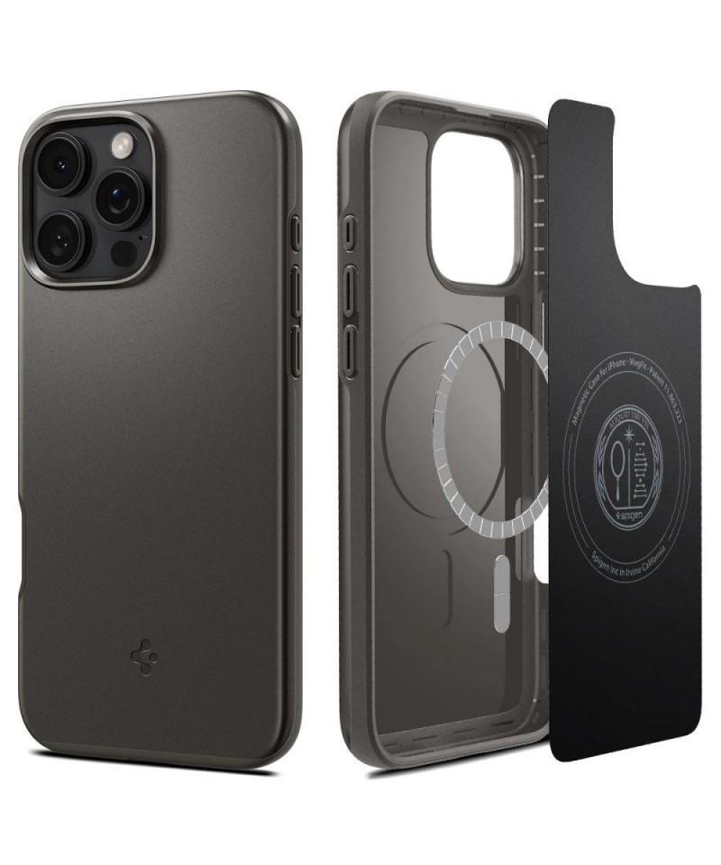 Spigen Thin Fit MagSafe case for iPhone 16 Pro - gunmetal