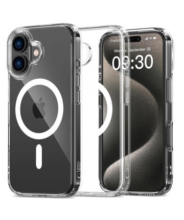 TECH-PROTECT FLEXAIR HYBRID MAGSAFE IPHONE 16 PLUS CLEAR