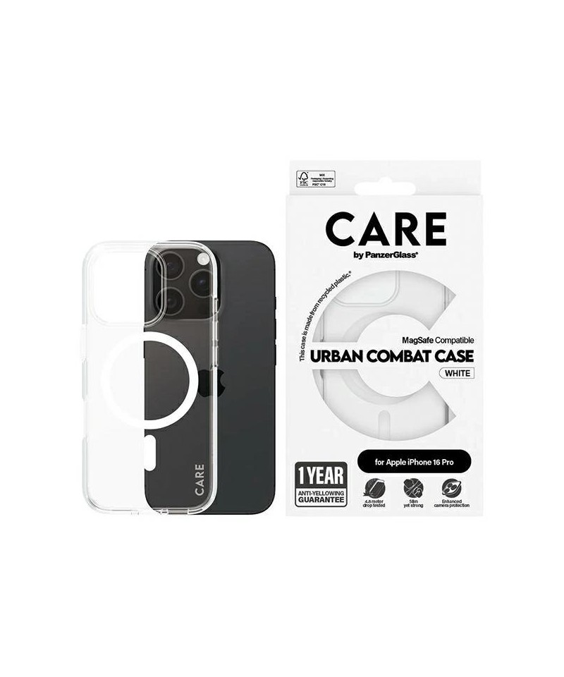 CARE by PanzerGlass Flagship Case iPhone 16 Pro 6.3"" czarny/black MagSafe 1346
