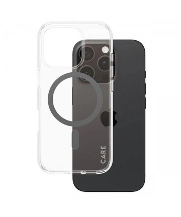 CARE by PanzerGlass Flagship Case iPhone 16 Pro 6.3"" black/black MagSafe 1346